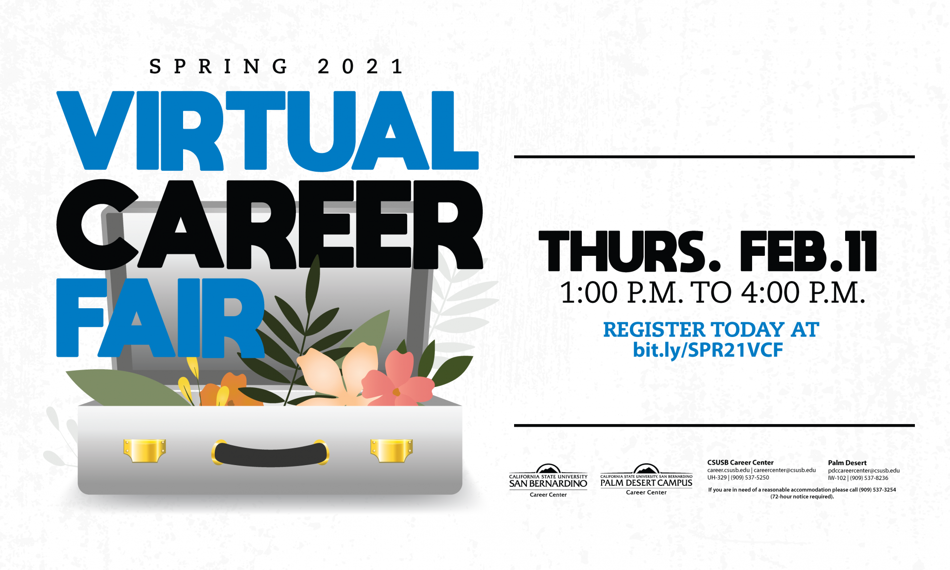 Spring 2021 Virtual Career Fair CSUSB